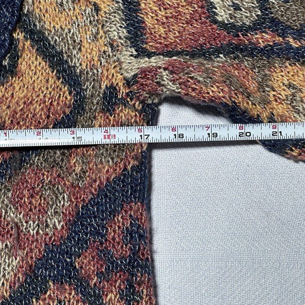 J Jill Bloomsbury Cardigan Womens XS Petite Southwestern Aztec Shawl Collar - Picture 7 of 10